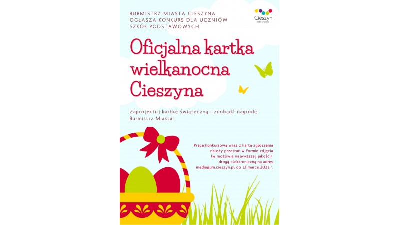 Konkurs na Oficjalną kartkę Wielkanocną Cieszyna 